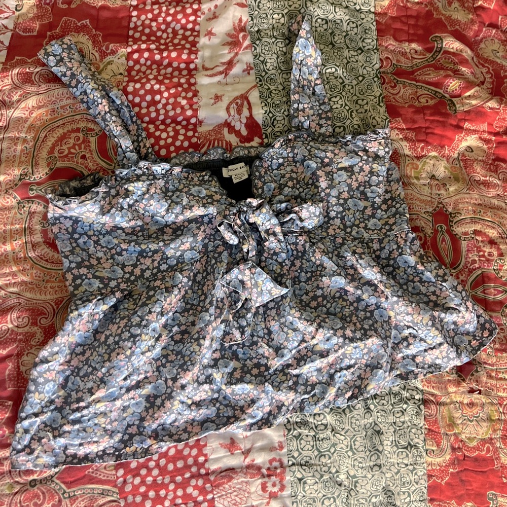 Medium Floral Women's Tank Top